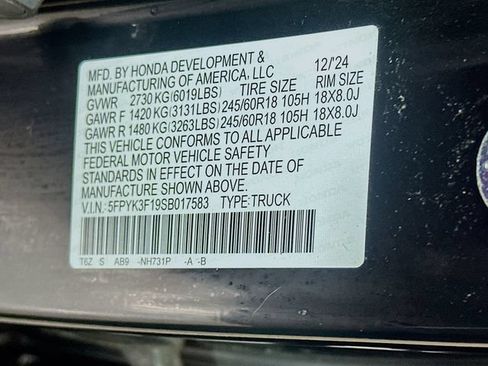 Used 2025 Honda Ridgeline Sport image 32