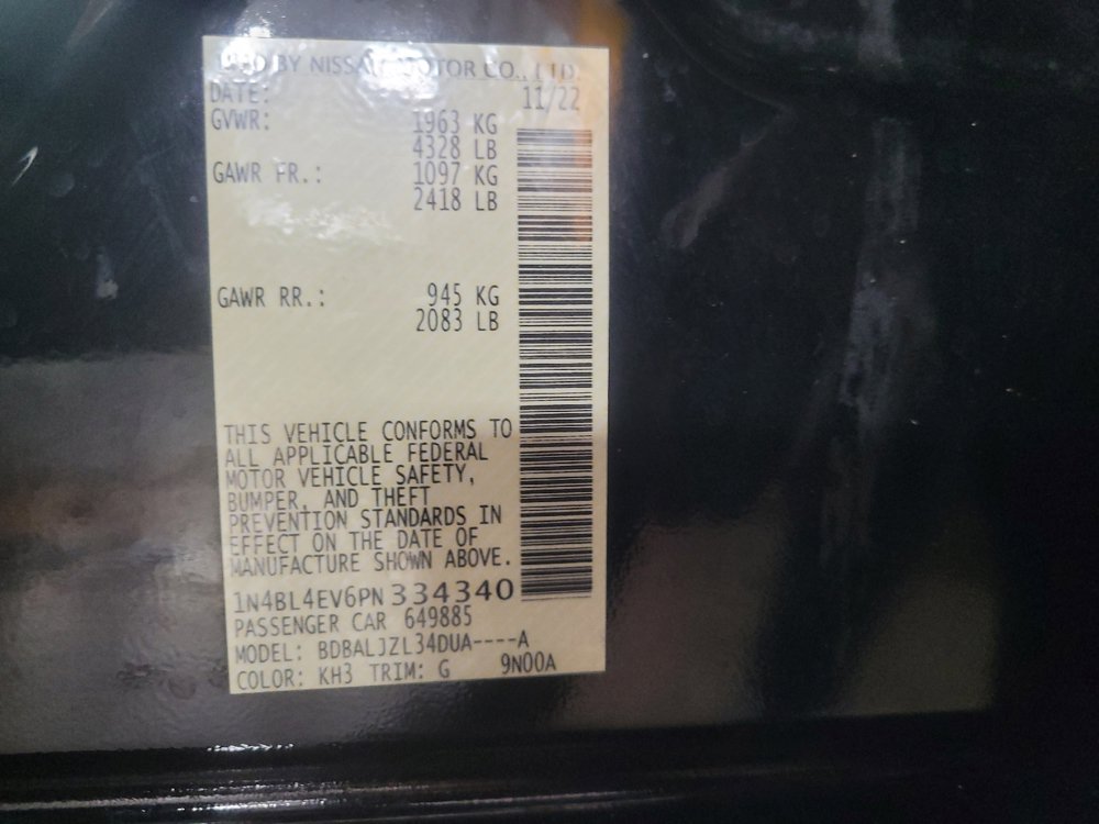 Used 2023 Nissan Altima 2.5 SL FWD image 33