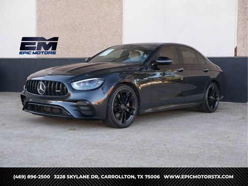 Used 2021 Mercedes-Benz E 53 AMG 4MATIC Sedan w/ Exterior Lighting Package image 1