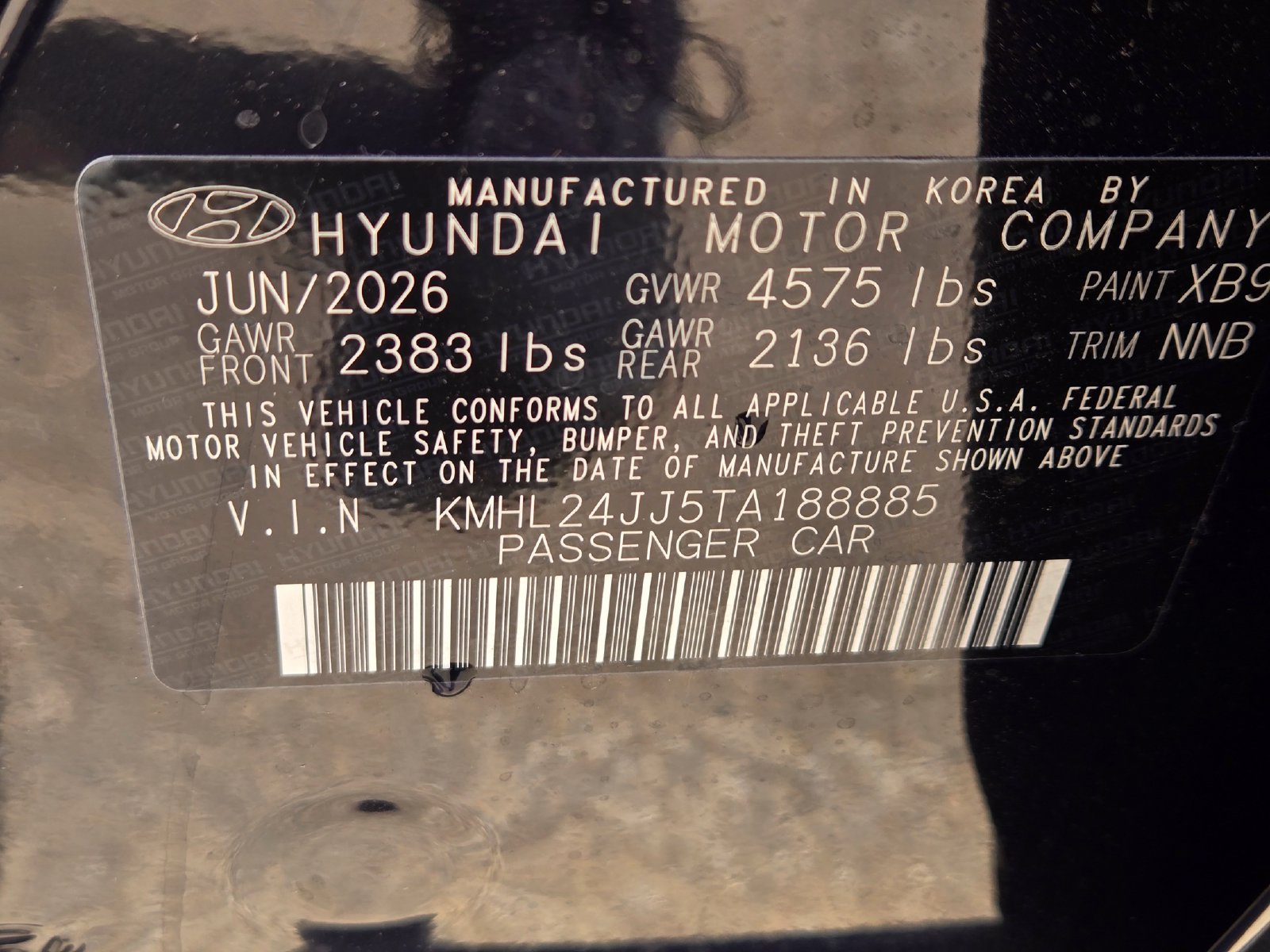 New 2026 Hyundai Sonata Blue FWD image 21