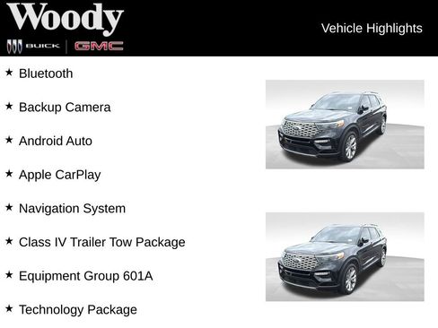 Used 2023 Ford Explorer Platinum w/ Technology Package AWD/4WD image 3