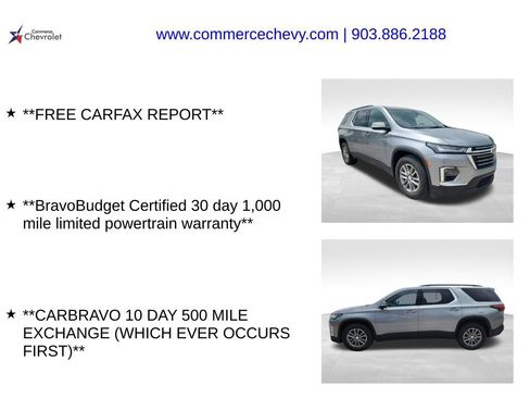 Used 2023 Chevrolet Traverse LT w/ LPO, Floor Liner Package AWD/4WD image 5