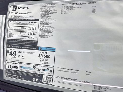 New 2026 Toyota Prius XLE image 21