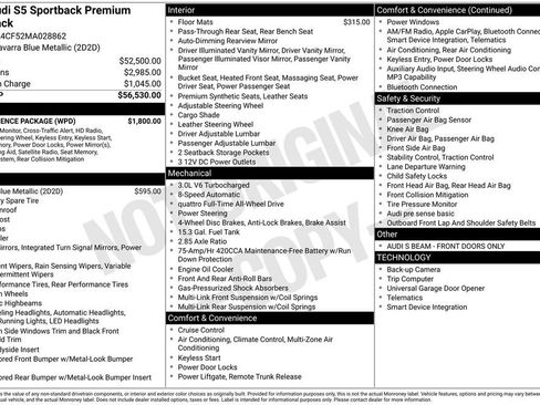 Used 2021 Audi S5 Premium w/ Convenience Package image 3