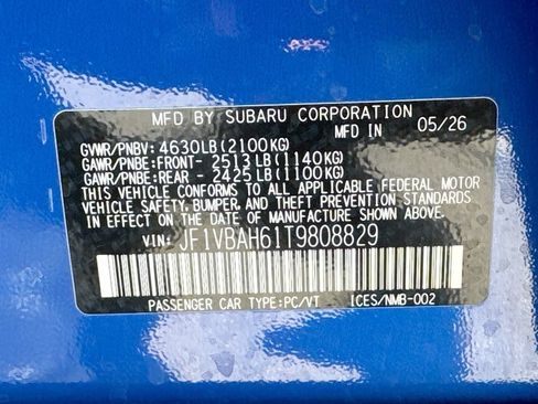 New 2026 Subaru WRX Premium AWD/4WD image 39