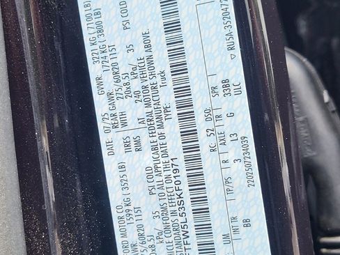 Certified 2025 Ford F150 Lariat w/ Equipment Group 501A Mid image 35