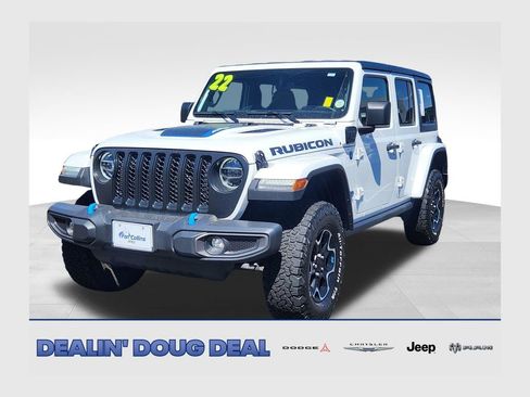 Used 2022 Jeep Wrangler Unlimited Rubicon 4xe w/ Cold Weather Group AWD/4WD image 1