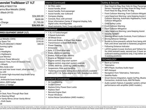 Used 2026 Chevrolet TrailBlazer LT AWD/4WD image 2