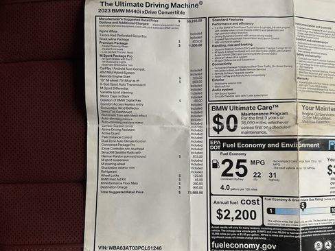 Used 2023 BMW 440i xDrive Convertible w/ Premium Package image 42