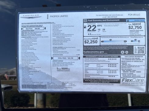 New 2026 Chrysler Pacifica Limited image 48