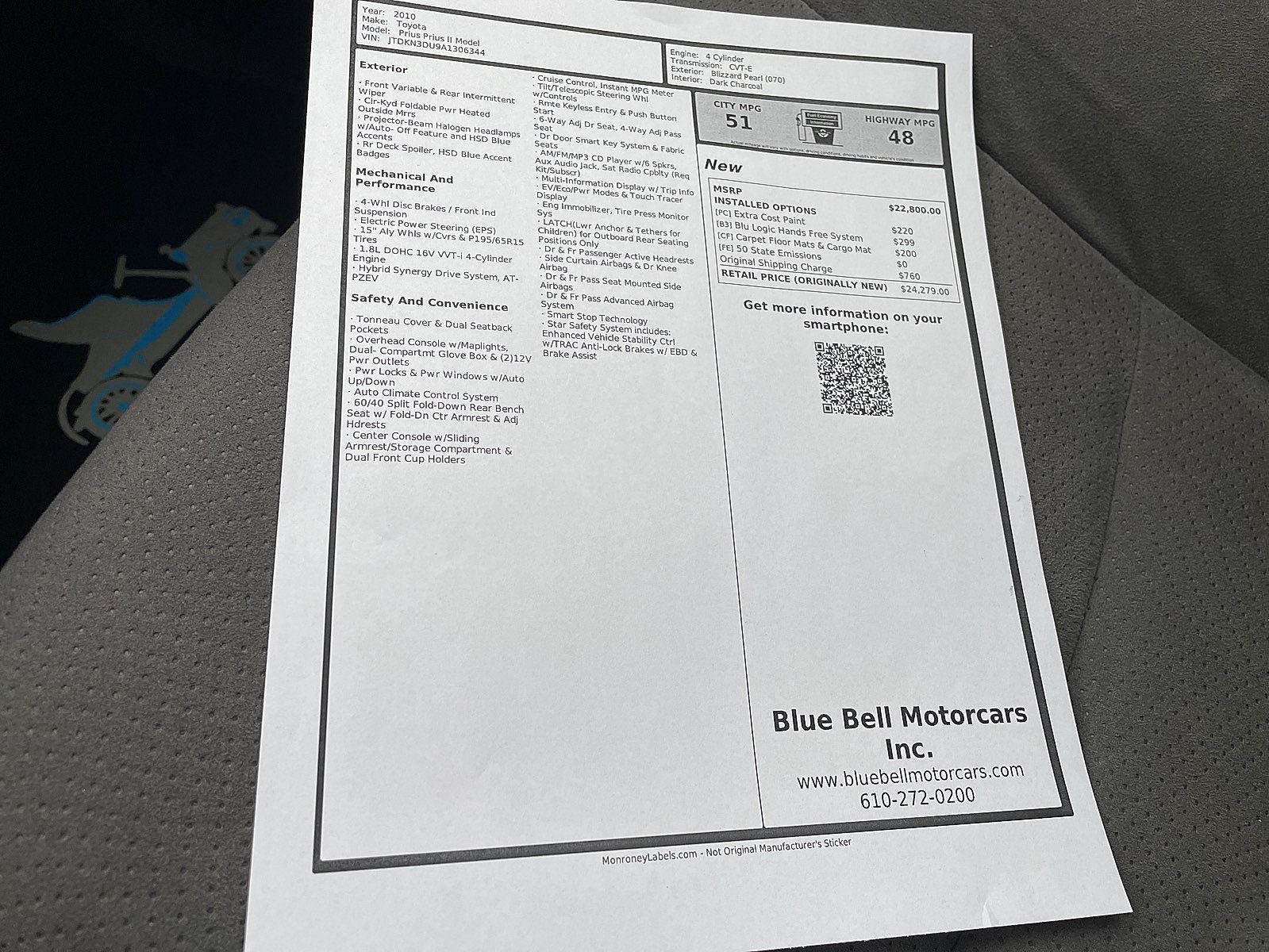 Used 2010 Toyota Prius Two FWD image 46
