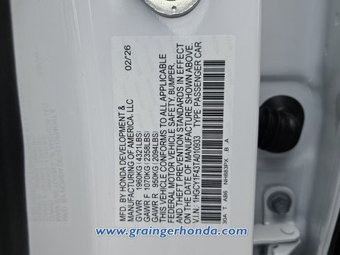 New 2026 Honda Accord SE image 13