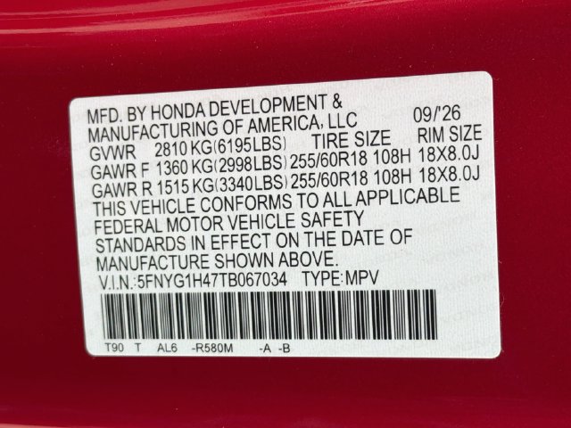 New 2026 Honda Pilot EX-L image 31