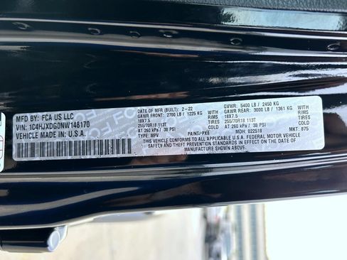 Used 2022 Jeep Wrangler Unlimited Sport AWD/4WD image 25