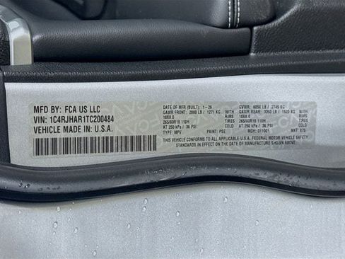 New 2026 Jeep Grand Cherokee Altitude AWD/4WD image 35