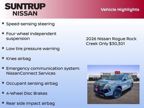 New 2026 Nissan Rogue SV image 16