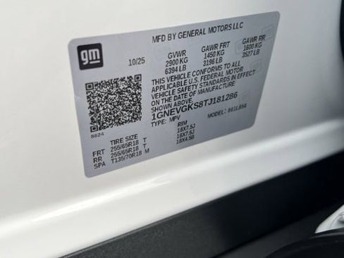 New 2026 Chevrolet Traverse LT w/ LPO, Floor Liner Package image 13