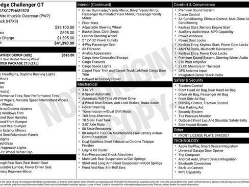 Used 2023 Dodge Challenger GT w/ Cold Weather Group image 32