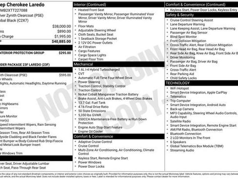 Used 2026 Jeep Cherokee Laredo AWD/4WD image 27