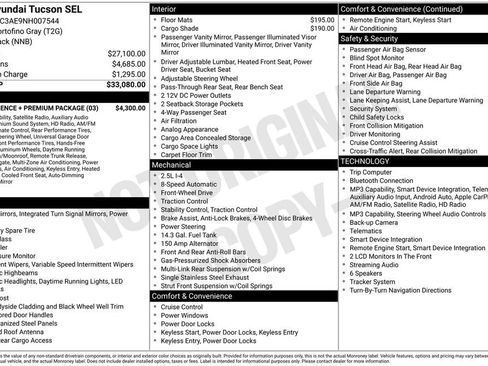 Used 2022 Hyundai Tucson SEL w/ Convenience + Premium Package FWD image 36