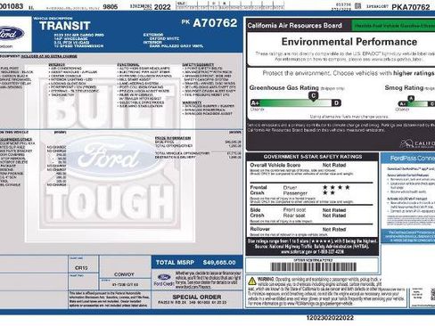 Certified 2023 Ford Transit 250 Medium Roof RWD image 5