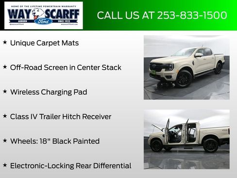 New 2025 Ford Ranger Lariat w/ FX4 Off-Road Package image 36