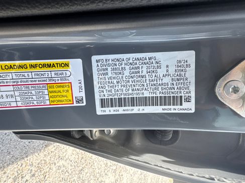 Used 2025 Honda Civic Sport image 33