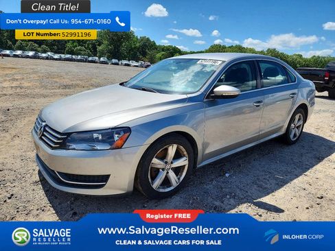 Used 2012 Volkswagen Passat 2.5 SE FWD image 1