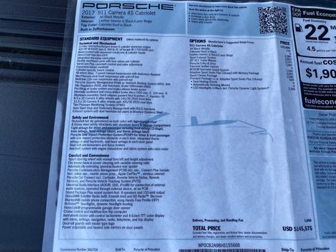Used 2017 Porsche 911 Carrera 4S image 37