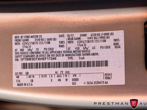 Used 2017 Ford F350 Lariat w/ Chrome Package AWD/4WD image 51