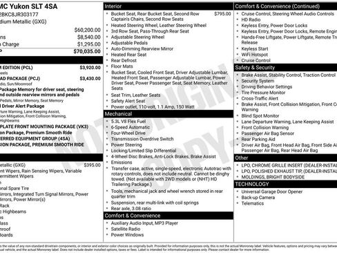 Used 2018 GMC Yukon SLT w/ Premium Edition image 4