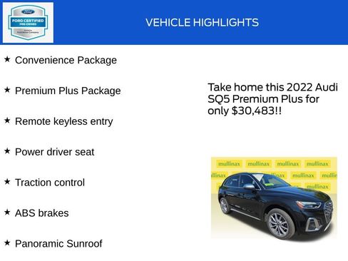 Used 2022 Audi SQ5 Premium Plus w/ Premium Plus Package AWD/4WD image 18