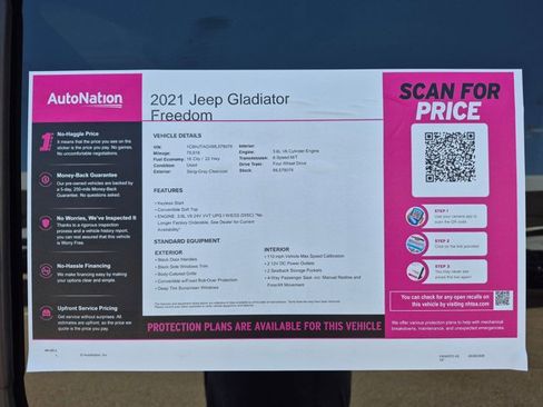 Used 2021 Jeep Gladiator Sport AWD/4WD image 22