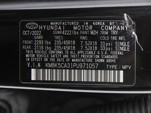 Certified 2023 Hyundai Kona Limited w/ Cargo Package image 24