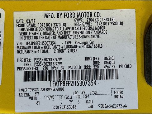 Used 2017 Ford Mustang GT Premium image 37