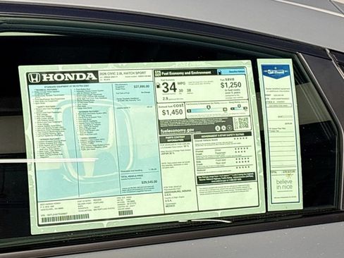 New 2026 Honda Civic Sport image 23