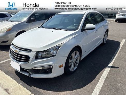 Used 2015 Chevrolet Cruze LTZ w/ Sun, Sound and Sport Package FWD image 1