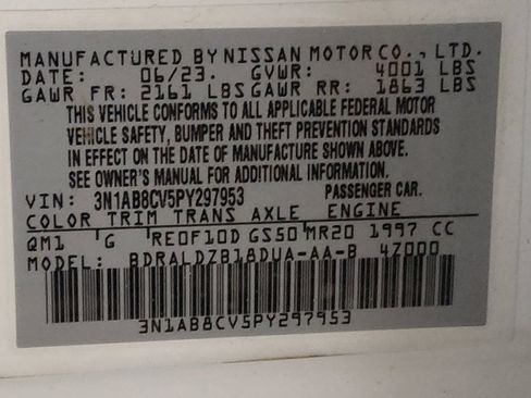 Used 2023 Nissan Sentra SV FWD image 33