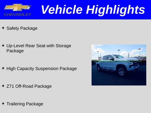 Certified 2026 Chevrolet Silverado 1500 LTZ w/ Z71 Off-Road Package AWD/4WD image 3