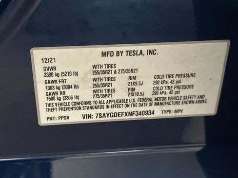Used 2022 Tesla Model Y Performance image 37