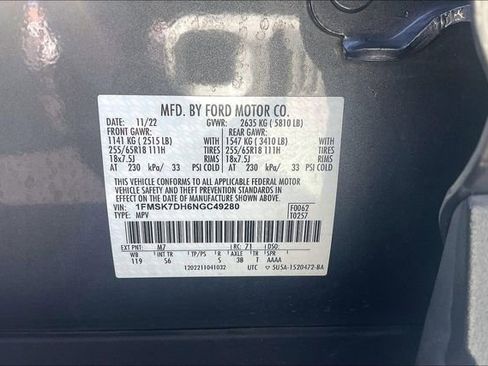 Certified 2022 Ford Explorer XLT w/ Equipment Group 202A image 35