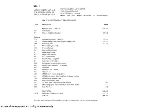 Certified 2025 Mercedes-Benz CLA 35 AMG AMG CLA 35 4MATIC Coupe image 2
