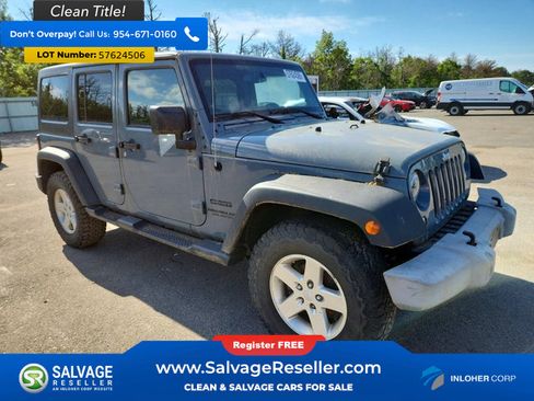 Used 2015 Jeep Wrangler Unlimited Sport w/ Quick Order Package 24S AWD/4WD image 5