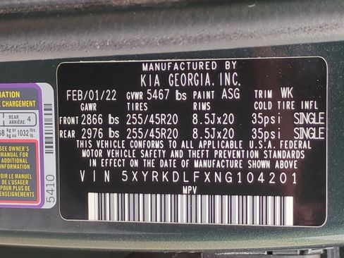 Used 2022 Kia Sorento SX Prestige w/ Rust Color Package image 36