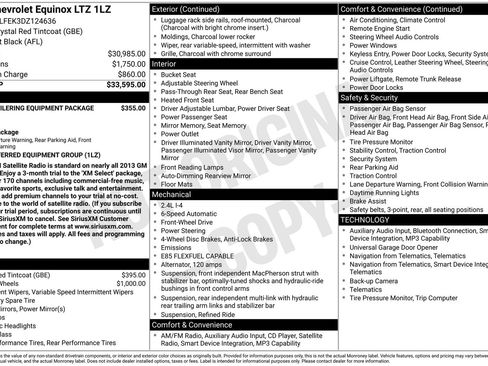 Used 2013 Chevrolet Equinox LTZ FWD image 4