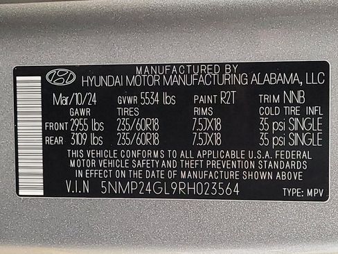 Used 2024 Hyundai Santa Fe SEL FWD image 33
