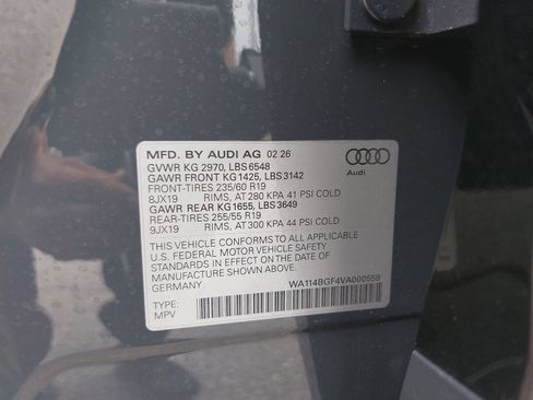 New 2027 Audi Q6 e-tron Premium AWD/4WD image 40