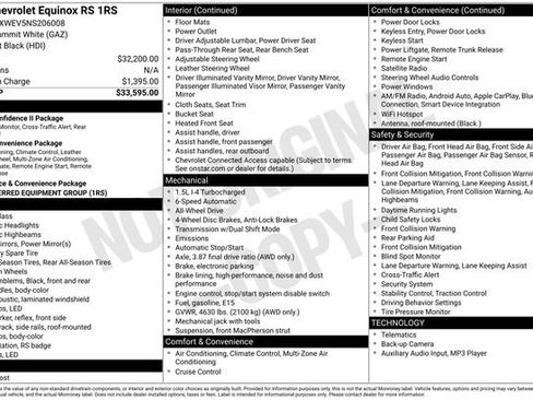 Used 2022 Chevrolet Equinox RS image 9