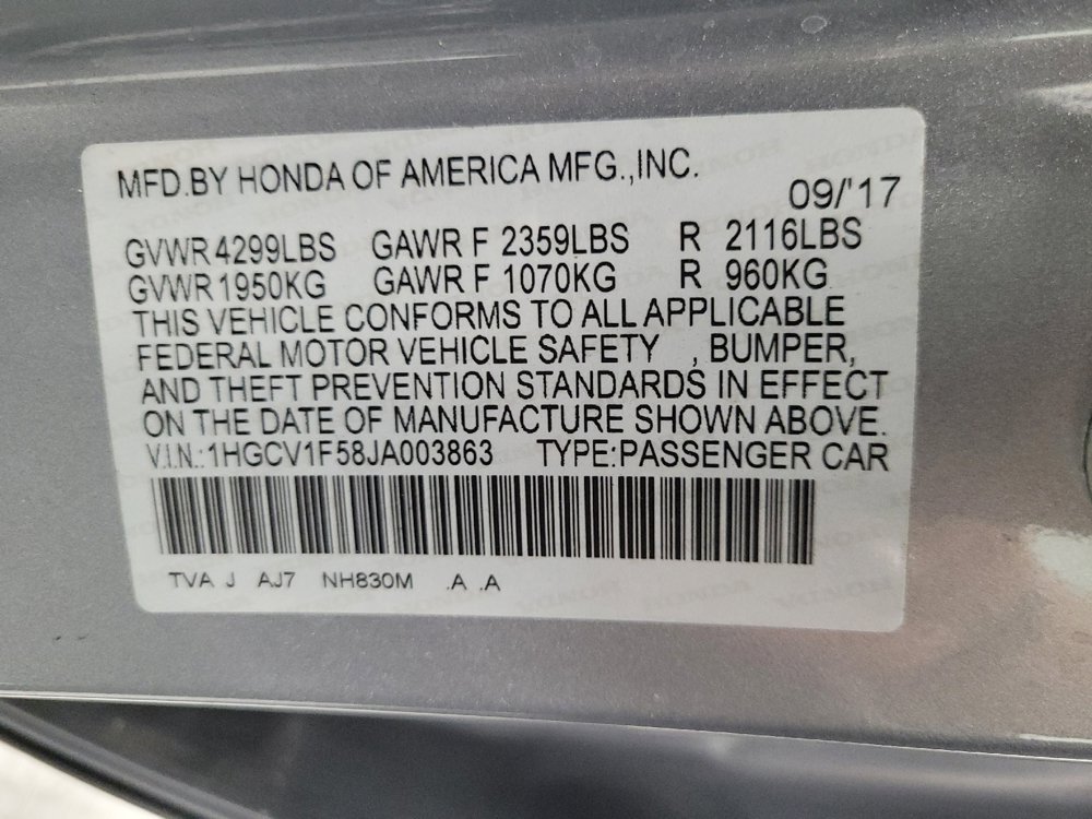 Used 2018 Honda Accord EX-L image 33