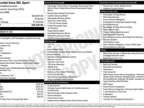 New 2027 Hyundai Kona SEL Sport FWD image 15